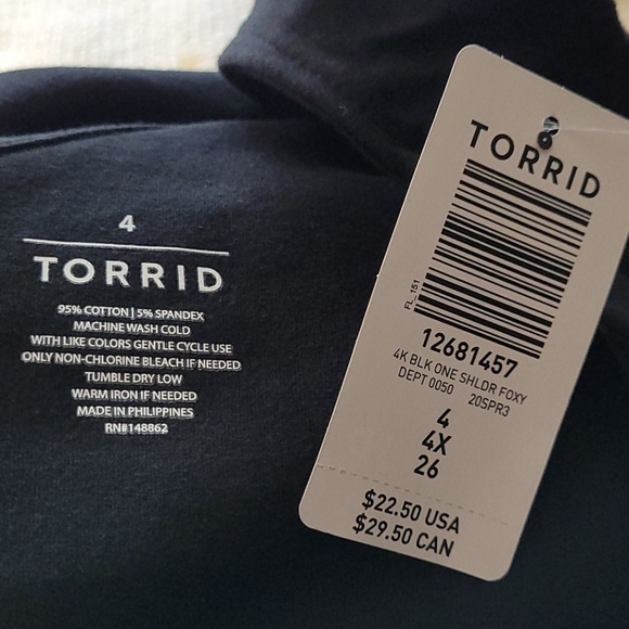 Torrid | One Shoulder Fox Top NWT - Picture 7 of 7